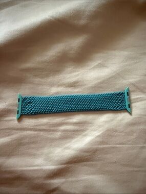 Solace Braided Elastic Watch Band in Teal 38/40mm